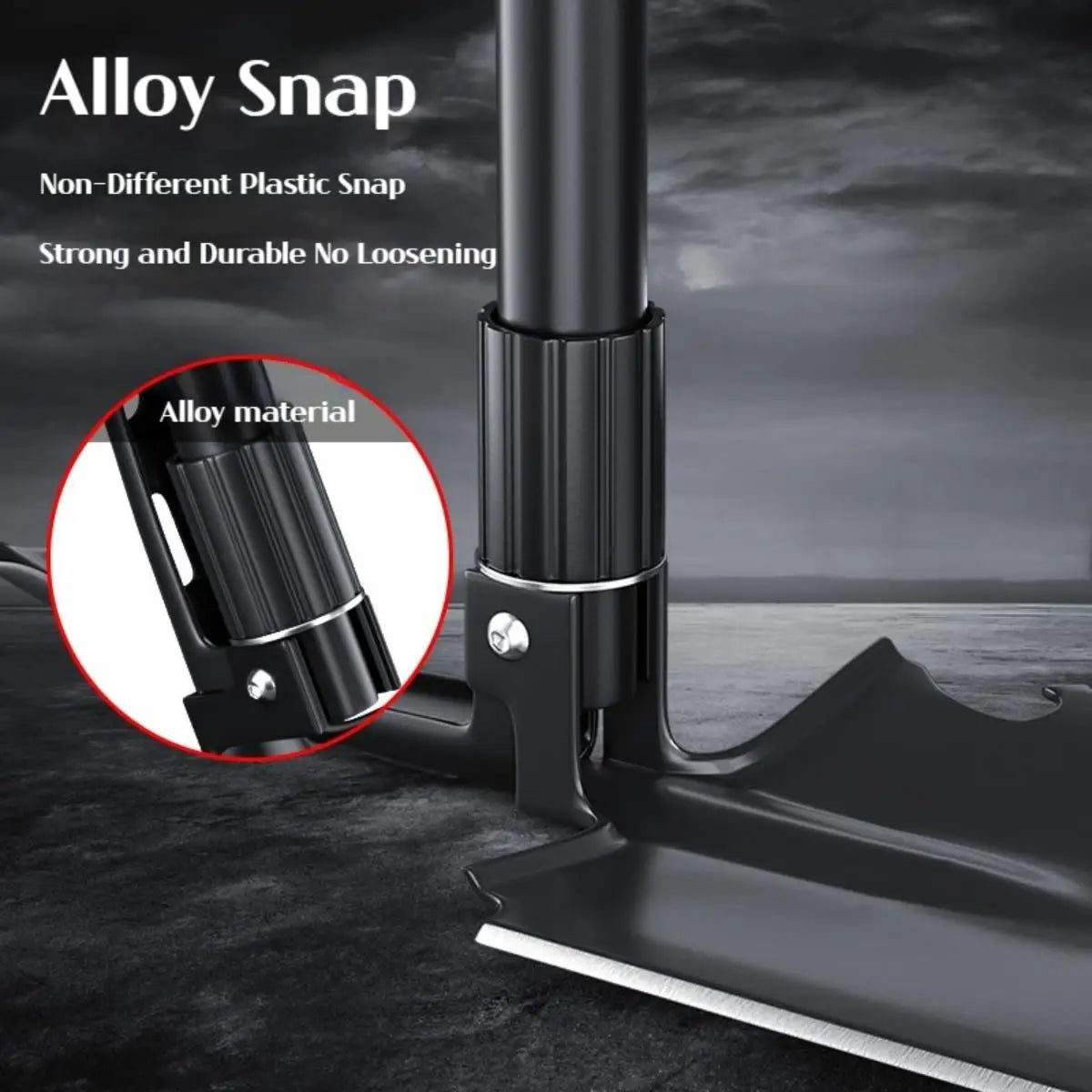 1PC Outdoor Opvouwbare Camping Schop Multifunctioneel wandelhulpmiddel, Portable Garden & Survival Shovel