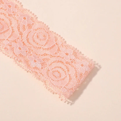 1Pc Baby Nylon Headscarf .Handmade Flower Headband voor pasgeboren meisjes, Peuter Elastische Haar Tulband