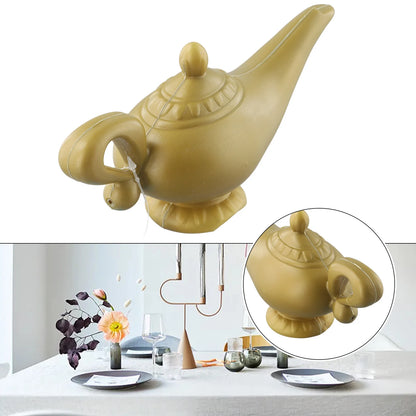 Aladdin Genie Lamp kostuum Prop Vintage Decoratieve Theepot, Retro Magic Lamp Ornament voor Halloween, Kerstmis & Party Decoratie