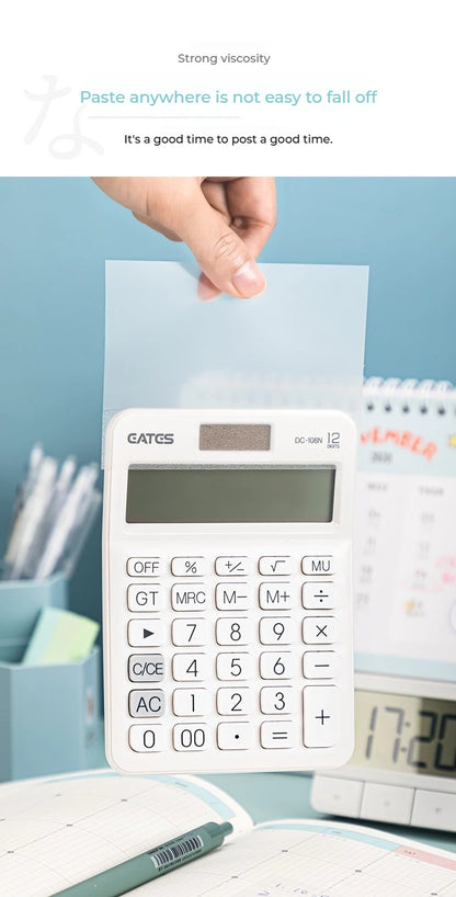 50 Sheets Transparante Sticky Notes Waterdichte Bericht & Signature Stickers voor Notebooks