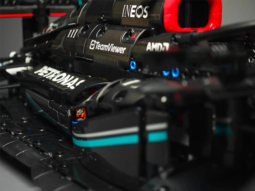 Technologie 1642PCS Mechanical Racing Car Building Blocks W14 Locatie Racing Model Kit voor volwassenen en kinderen