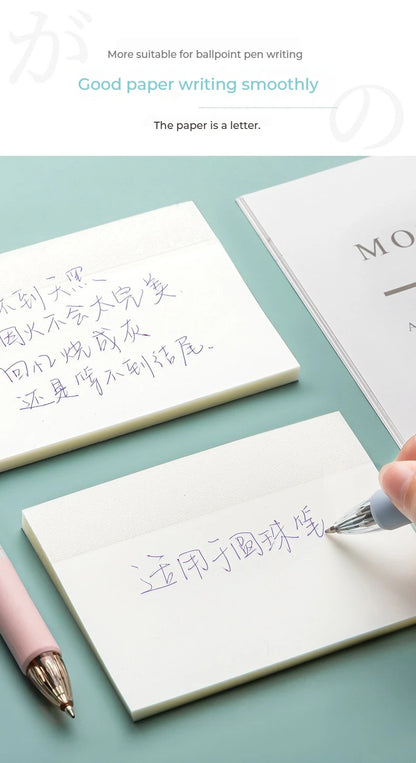 50 Sheets Transparante Sticky Notes Waterdichte Bericht & Signature Stickers voor Notebooks