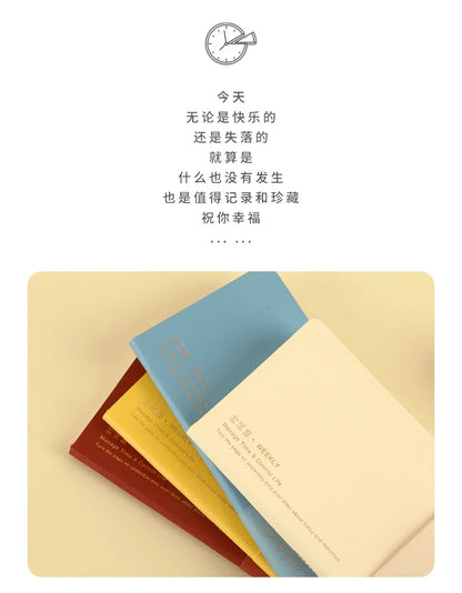 Kinbor Wekelijkse Planner Notebook Ondag- & Maandelijkse Agenda Journa