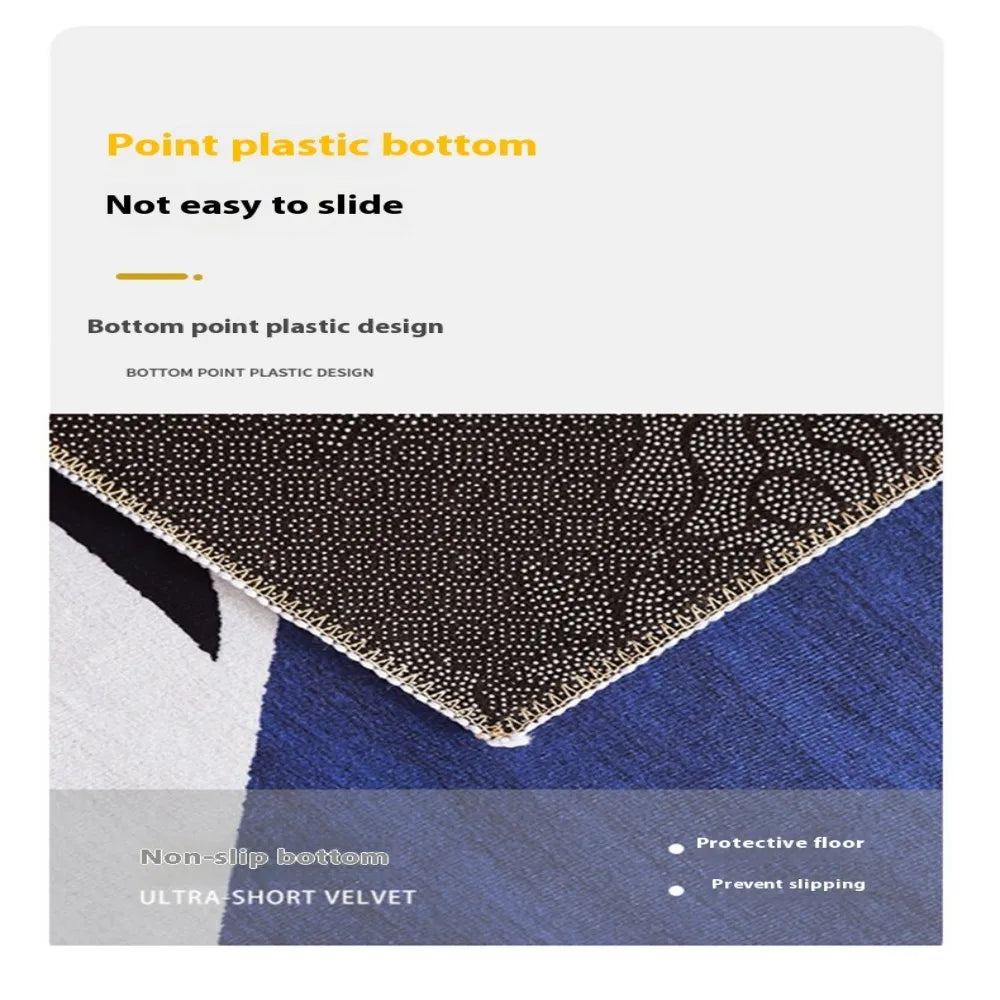 VIKAMA Office Chair Mat Anti-Slip, Wear-Resistant Tapijt voor thuis & Office Floor Protection