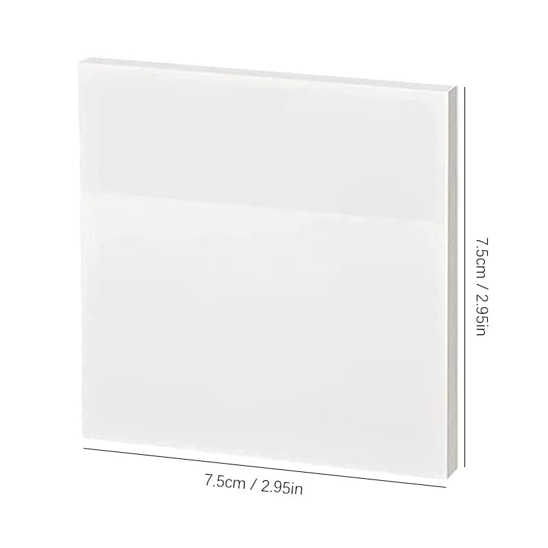 50 Sheets Transparante Sticky Notes Waterdichte Bericht & Signature Stickers voor Notebooks
