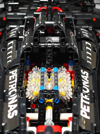 Technologie 1642PCS Mechanical Racing Car Building Blocks W14 Locatie Racing Model Kit voor volwassenen en kinderen