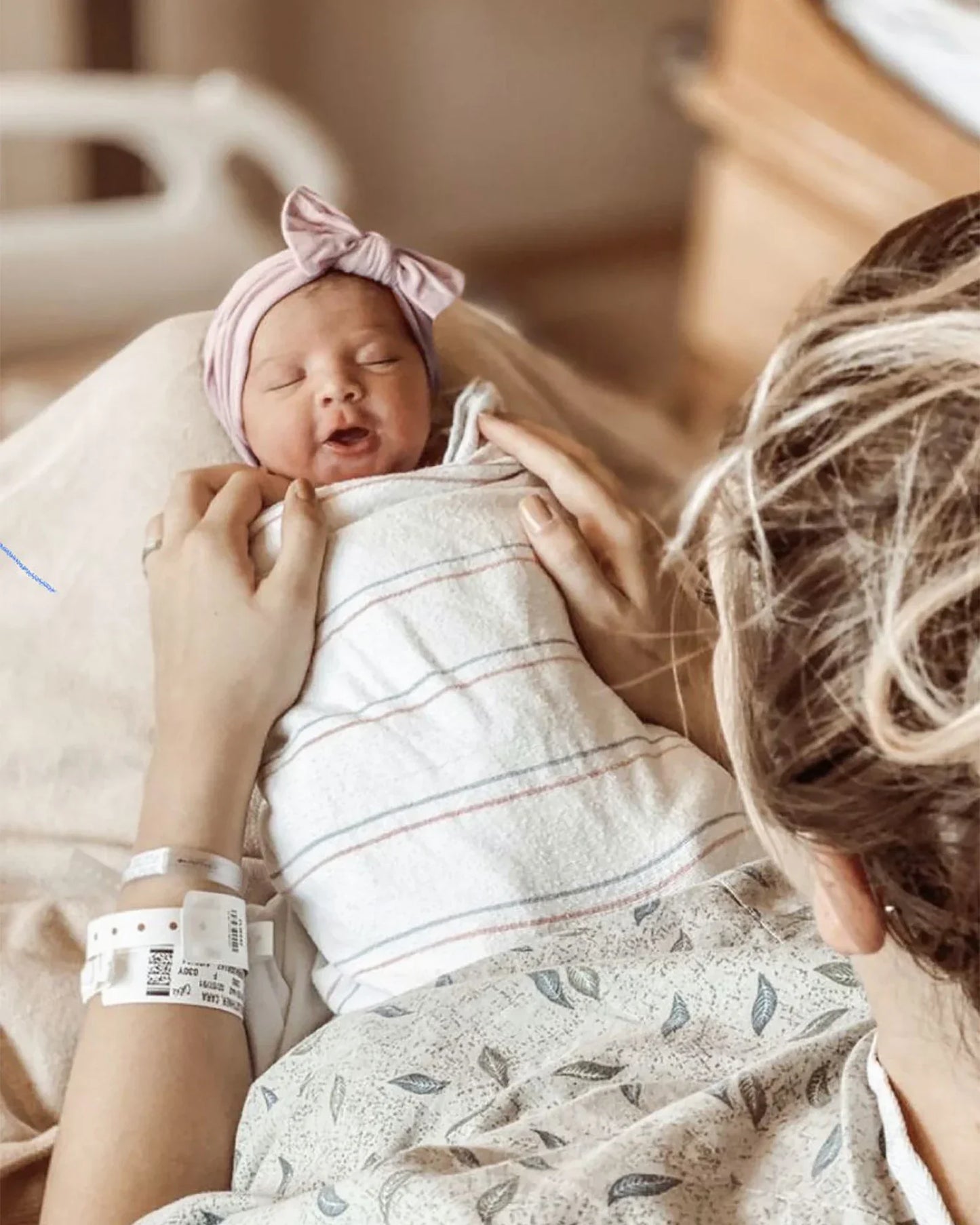 1Pc Baby Nylon Headscarf .Handmade Flower Headband voor pasgeboren meisjes, Peuter Elastische Haar Tulband