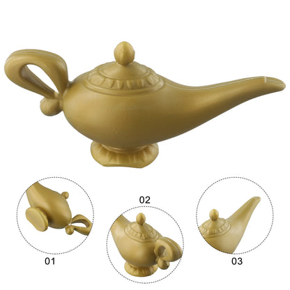 Aladdin Genie Lamp kostuum Prop Vintage Decoratieve Theepot, Retro Magic Lamp Ornament voor Halloween, Kerstmis & Party Decoratie