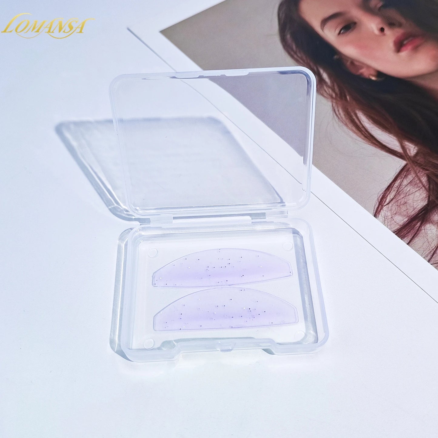 Lomansa 1 Paar Siliconen Lash Softening Pads • Eyelash Perm Rods & Shields for Lash Lifting, Professional Eyelash Accessoires