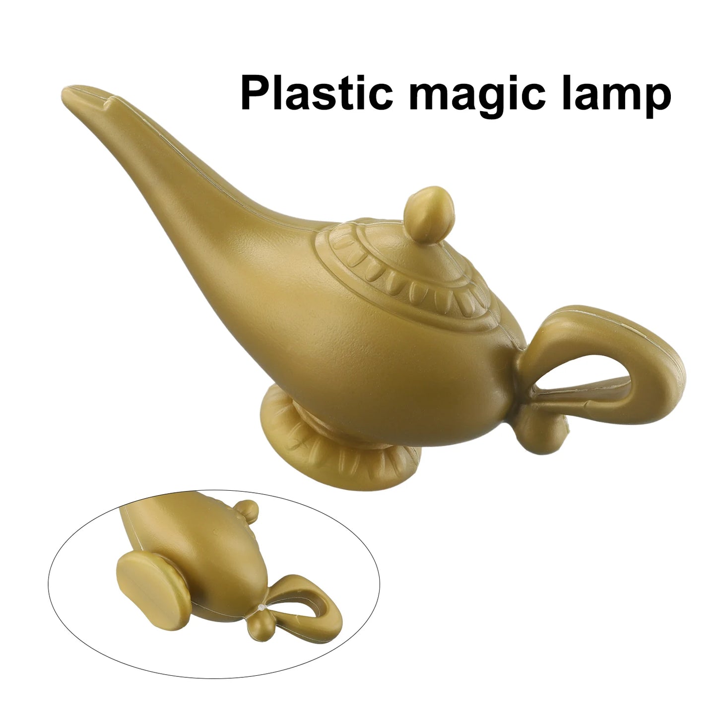 Aladdin Genie Lamp kostuum Prop Vintage Decoratieve Theepot, Retro Magic Lamp Ornament voor Halloween, Kerstmis & Party Decoratie