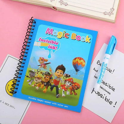 Paw Patrol Tekening Kleurplaten Boeken voor kinderen Magic Water Boek met Pen Kinderen leren Onderwijs Speelgoed Baby