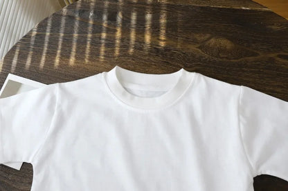 2-10Y kinderen pure katoen korte sleeve sleeve sleeve sleeve sleeve t-shirt baby jongens & meisjes zomer tops