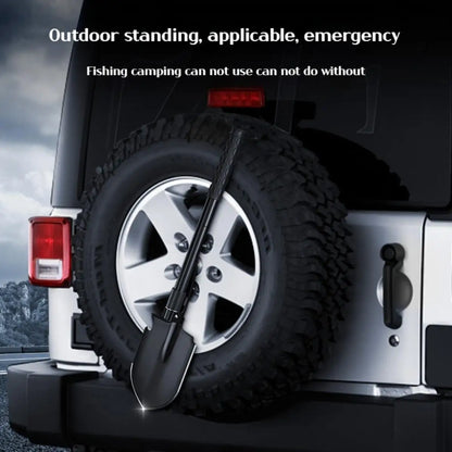 1PC Outdoor Opvouwbare Camping Schop Multifunctioneel wandelhulpmiddel, Portable Garden & Survival Shovel