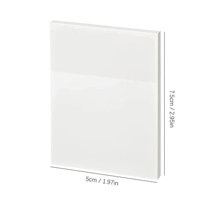 50 Sheets Transparante Sticky Notes Waterdichte Bericht & Signature Stickers voor Notebooks