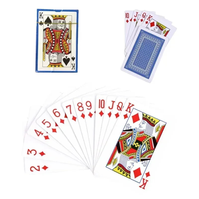 1.0100 stuks Poker Card Set 54 kaart deck voor volwassenen, Classic Board Game for Entertainment & Casino Spelen