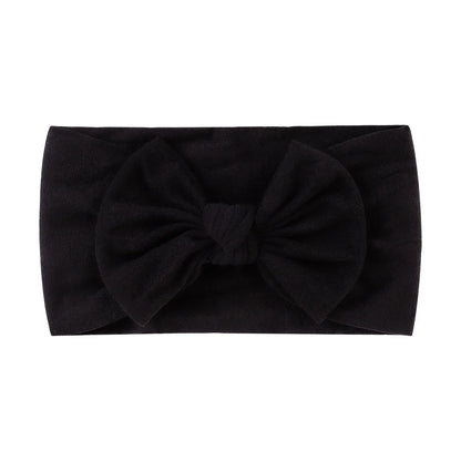 1Pc Baby Nylon Headscarf .Handmade Flower Headband voor pasgeboren meisjes, Peuter Elastische Haar Tulband