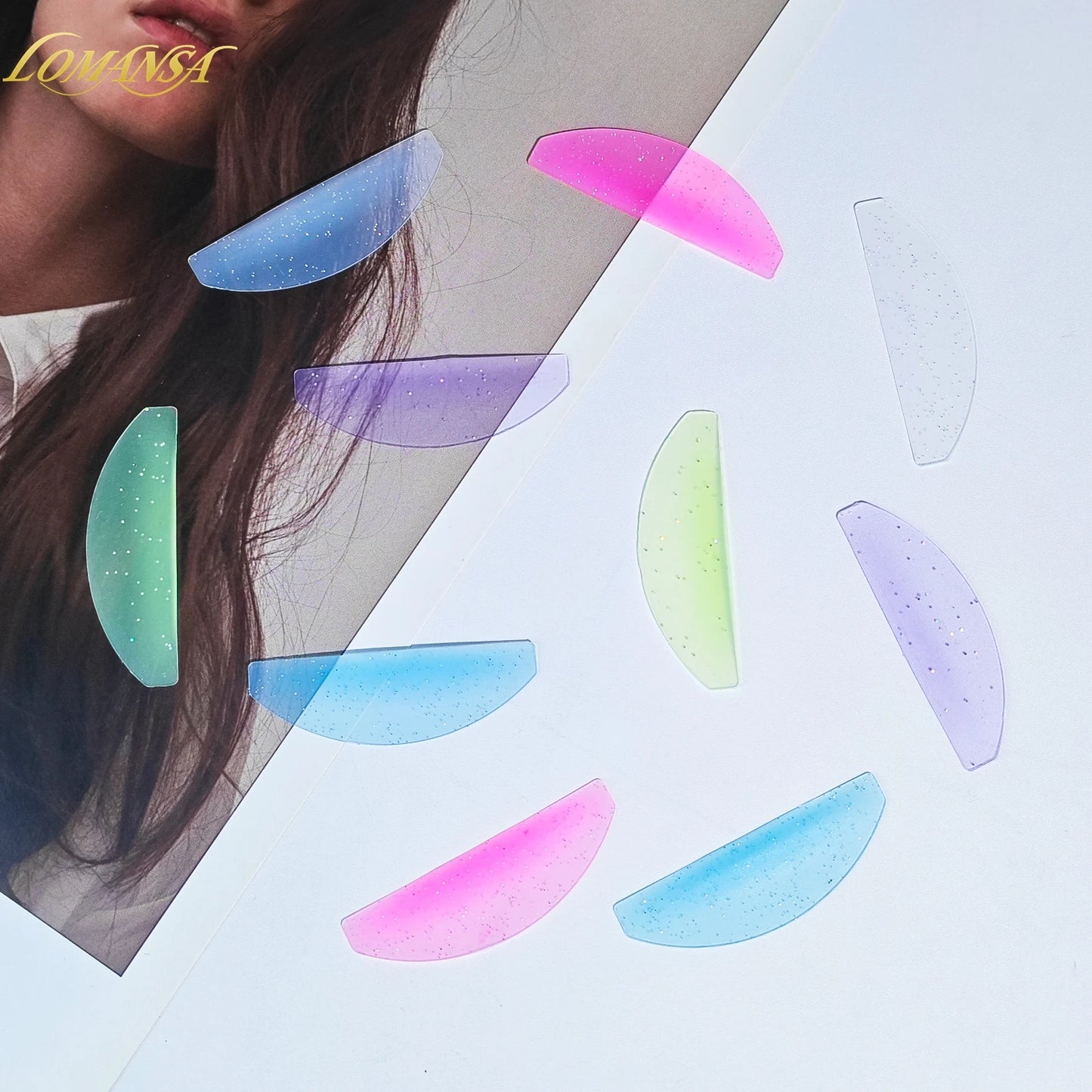 Lomansa 1 Paar Siliconen Lash Softening Pads • Eyelash Perm Rods & Shields for Lash Lifting, Professional Eyelash Accessoires