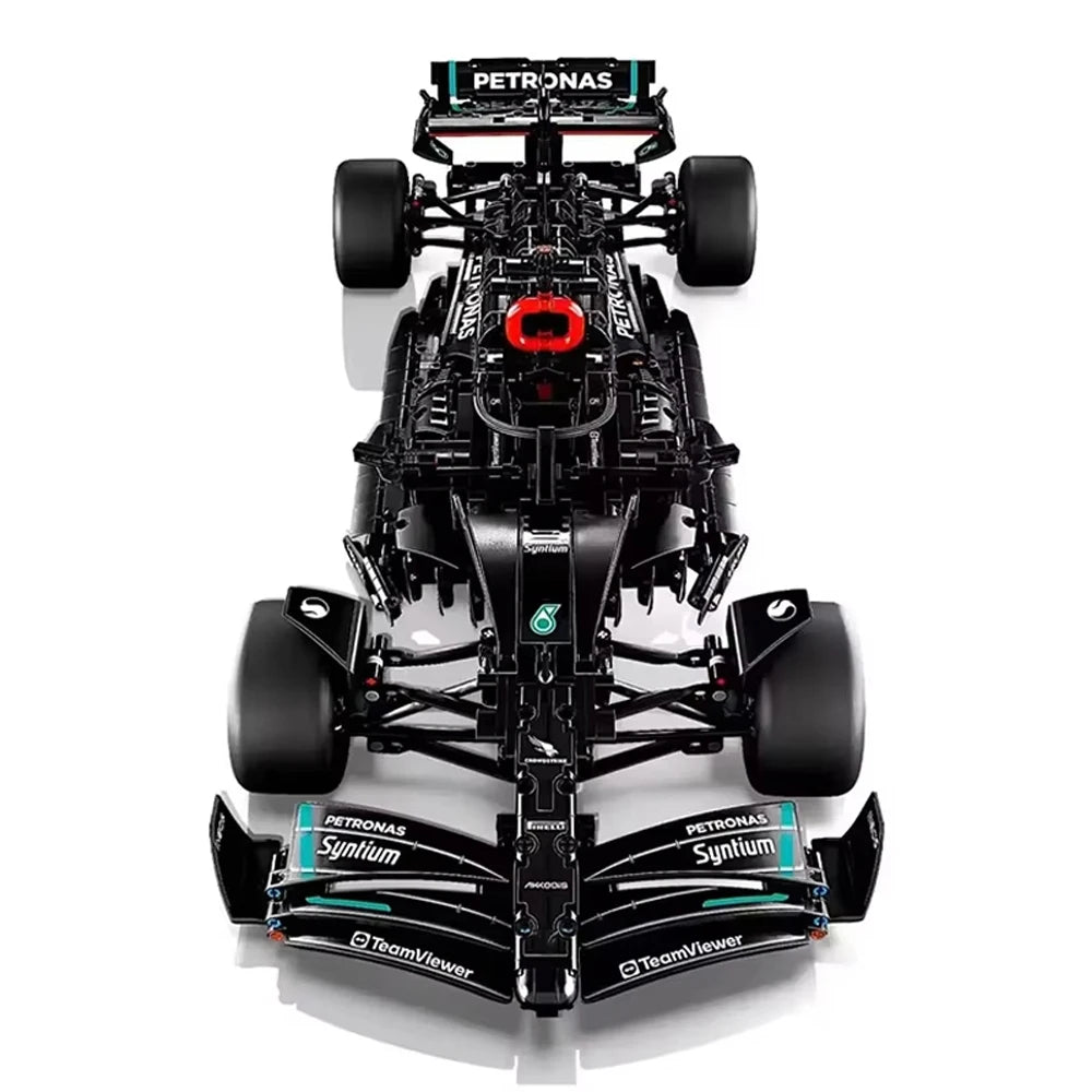 Technologie 1642PCS Mechanical Racing Car Building Blocks W14 Locatie Racing Model Kit voor volwassenen en kinderen