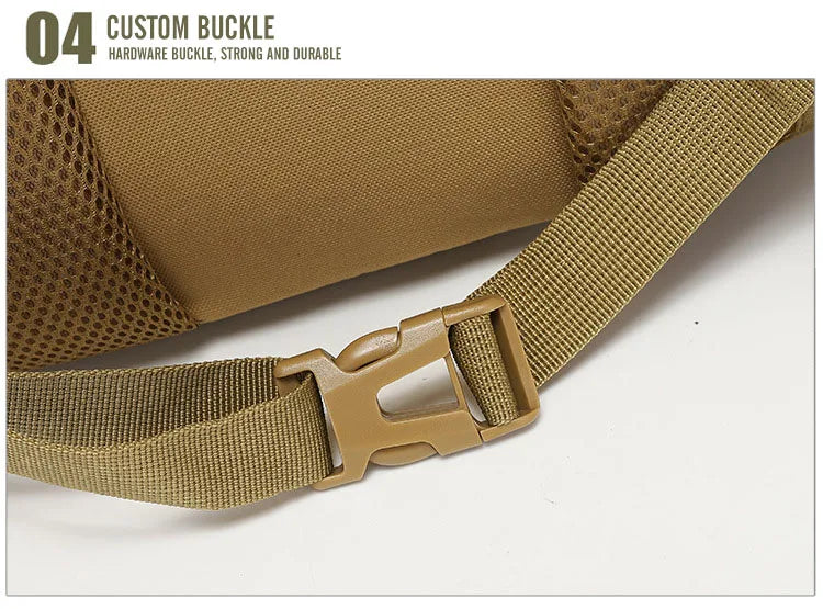 40L Tactical Reflective Backpack – Military Molle Outdoor Rucksack | Hiking, Camping, Hunting & Travel Bag