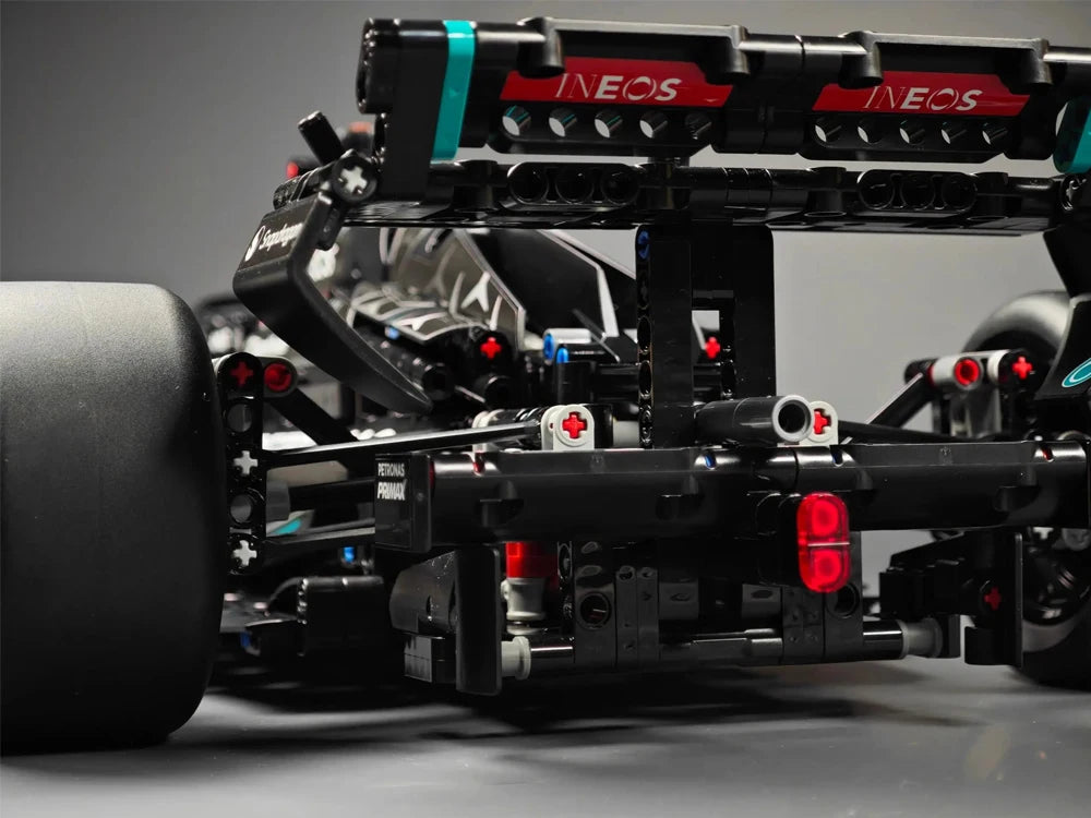 Technologie 1642PCS Mechanical Racing Car Building Blocks W14 Locatie Racing Model Kit voor volwassenen en kinderen