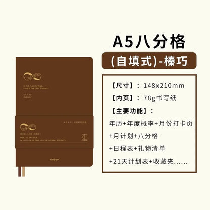 Kinbor Wekelijkse Planner Notebook Ondag- & Maandelijkse Agenda Journa