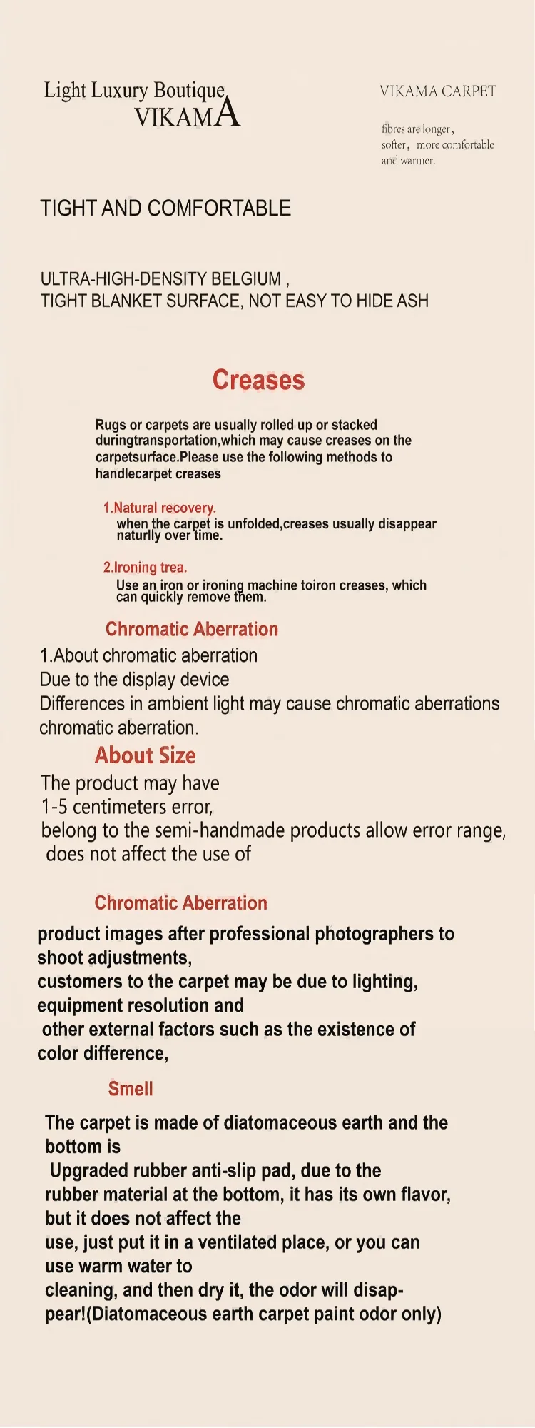 VIKAMA Office Chair Mat Anti-Slip, Wear-Resistant Tapijt voor thuis & Office Floor Protection