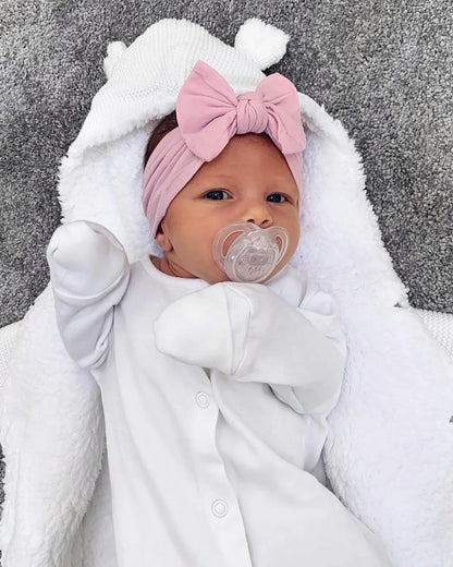 1Pc Baby Nylon Headscarf .Handmade Flower Headband voor pasgeboren meisjes, Peuter Elastische Haar Tulband