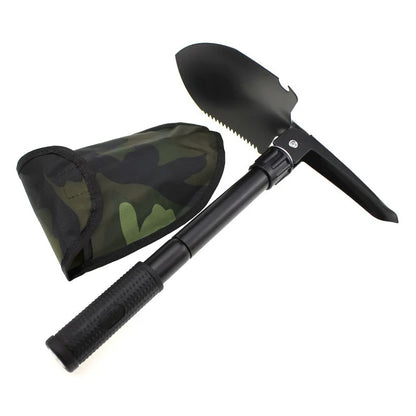 1PC Outdoor Opvouwbare Camping Schop Multifunctioneel wandelhulpmiddel, Portable Garden & Survival Shovel