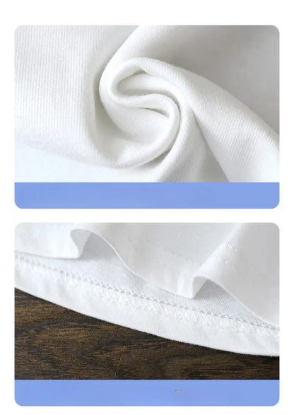 2-10Y kinderen pure katoen korte sleeve sleeve sleeve sleeve sleeve t-shirt baby jongens & meisjes zomer tops