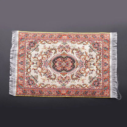 1:12 Schaal Turkse stijl Miniatuur Poppenhuis Tapijt Vloerbedekking voor het spelen Huis & poppen Accessoires